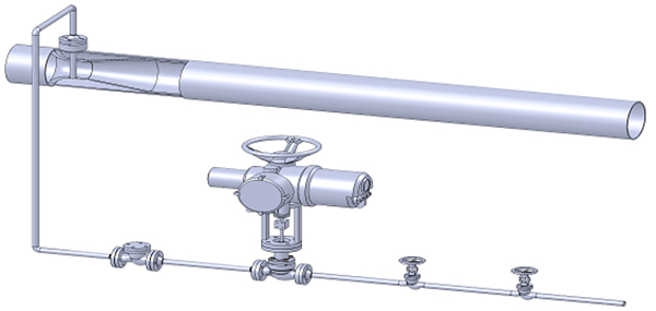 減溫減壓裝置 文丘管式霧化噴嘴減溫器 減溫減壓裝置 文丘管式霧化噴嘴減溫器